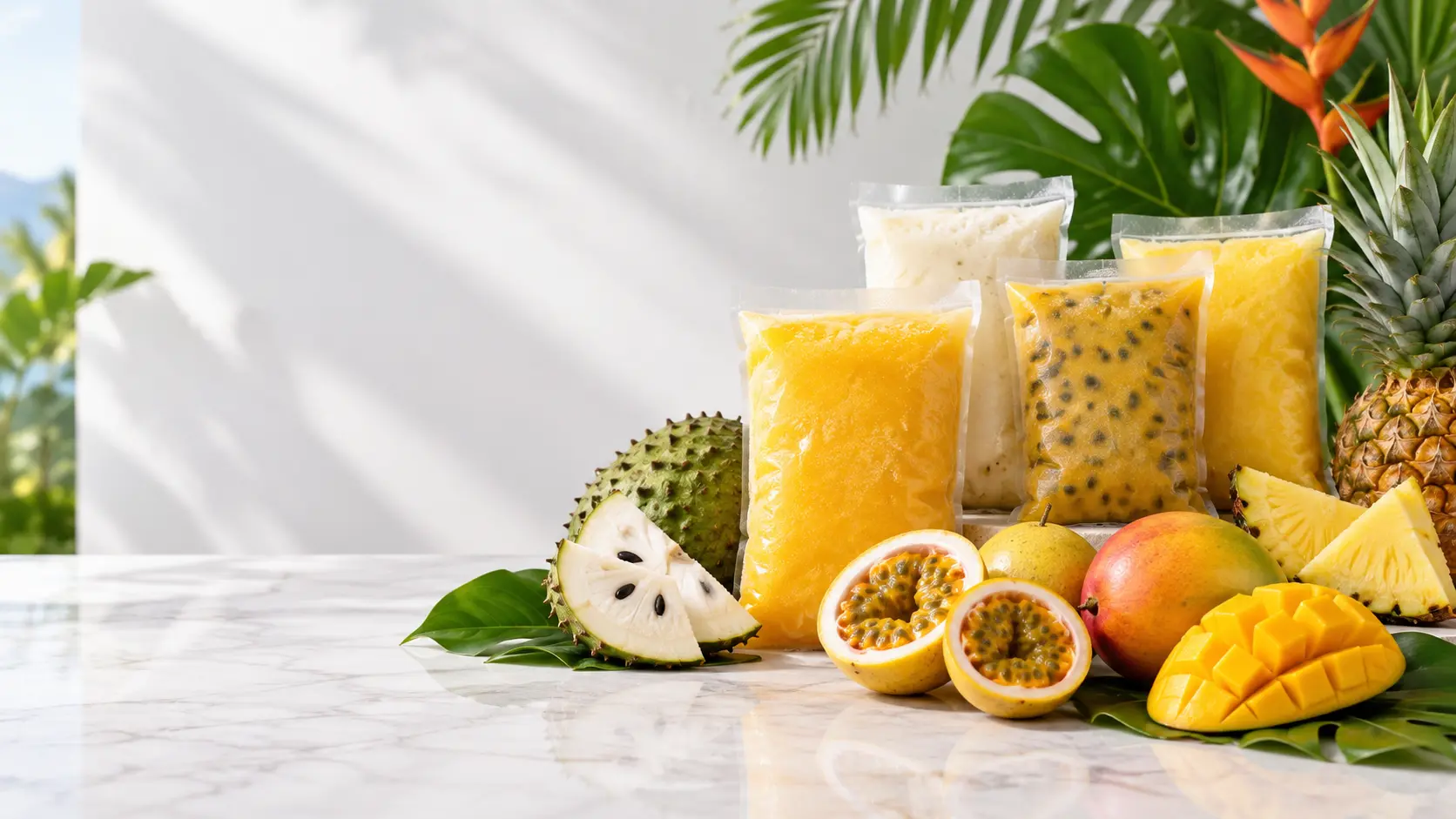 Terra 593 tropical fruit pulps